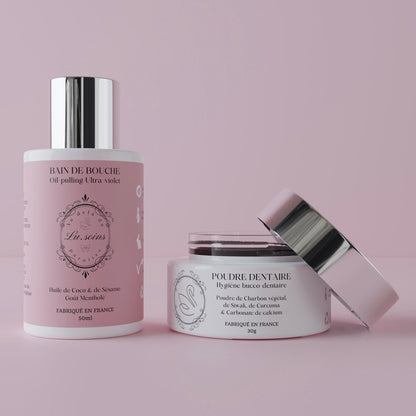 bain de bouche et poudre dentaire