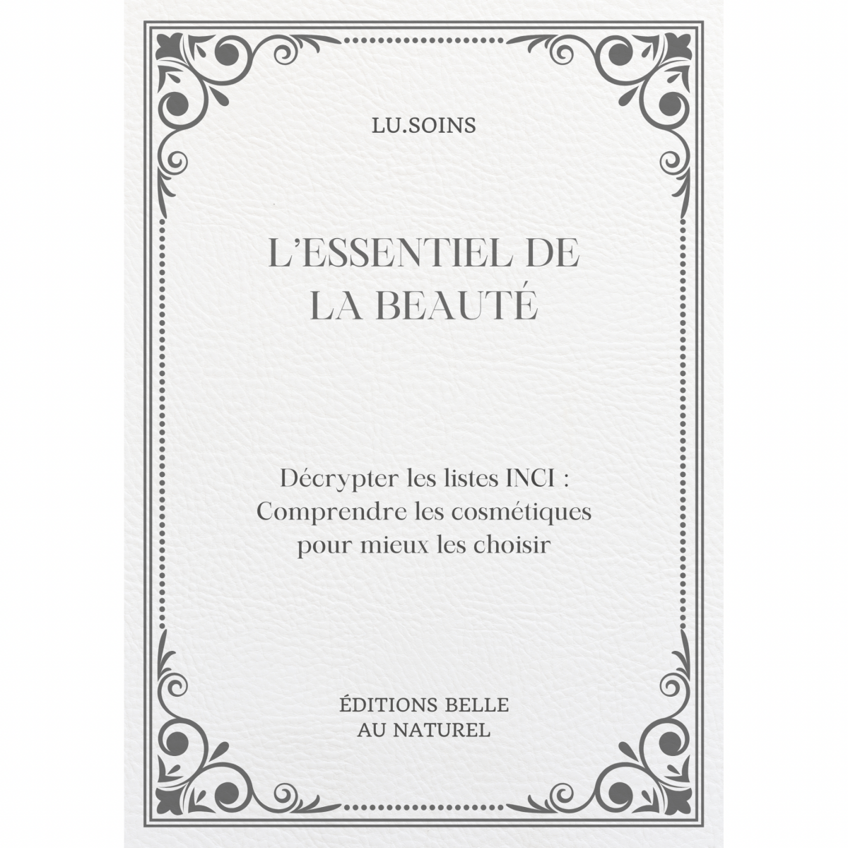les listes INCI (e-book)