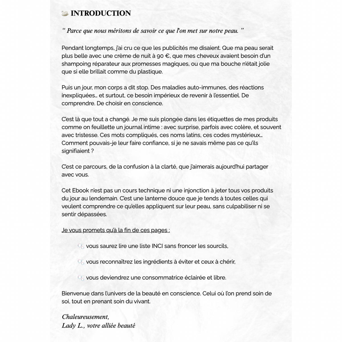 les listes INCI (e-book)